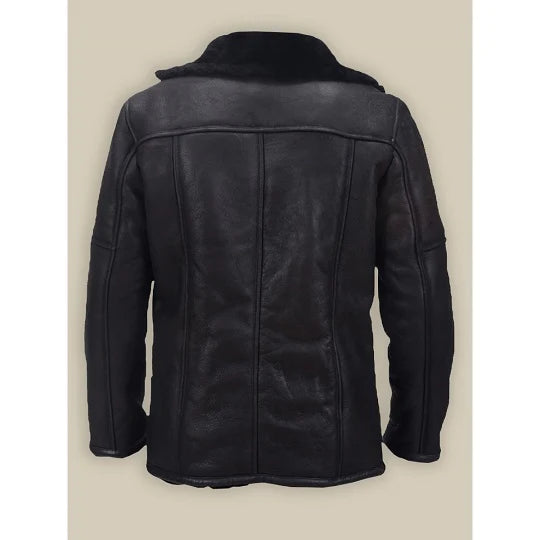 Aviator Mens B16 Shearling Leather Bomber Jacket