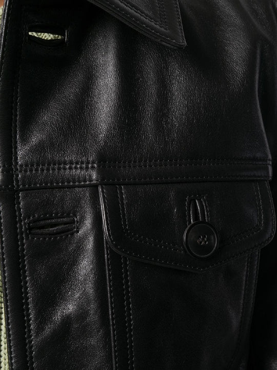 Black Leather Jacket for Men