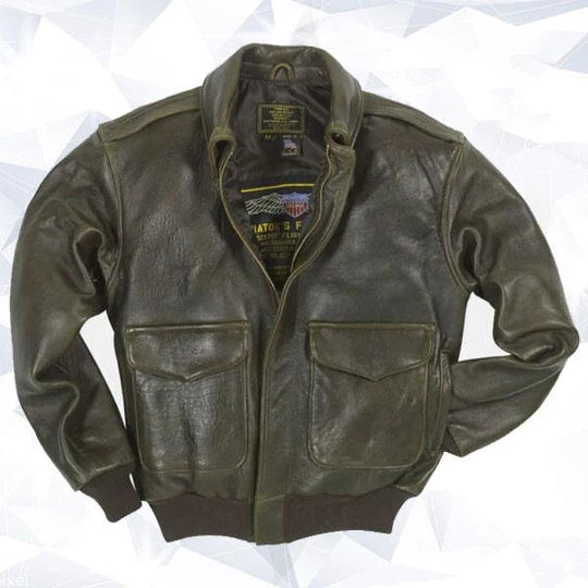 100 Mission A-2 Pilot Leather Jacket