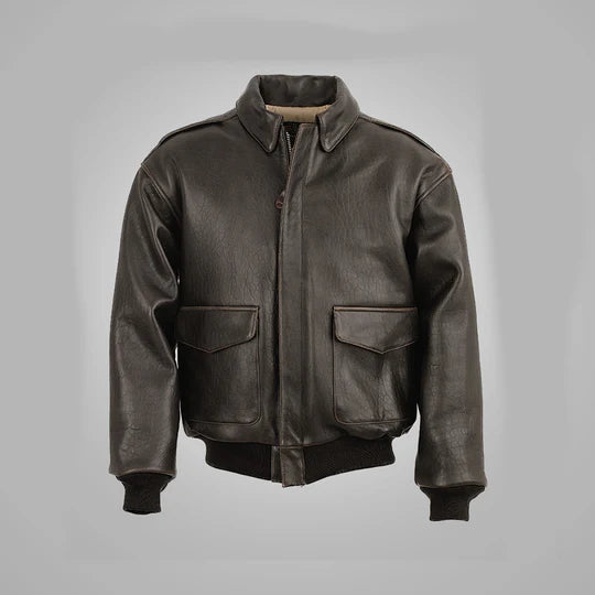 Anderson Black Sheepskin Shearling Leather Jacket