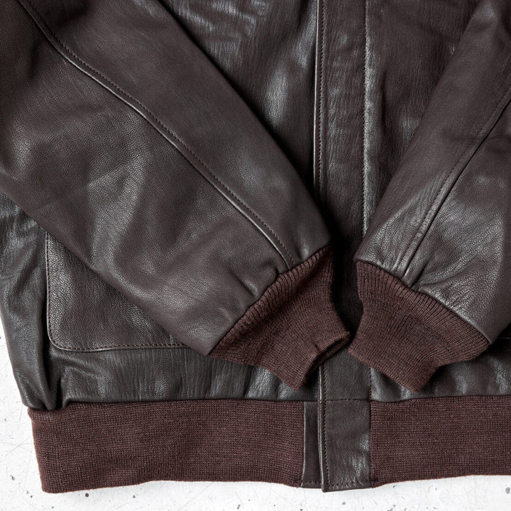 A2 Horseskin  Brown Flying Leather Bomber Jacket