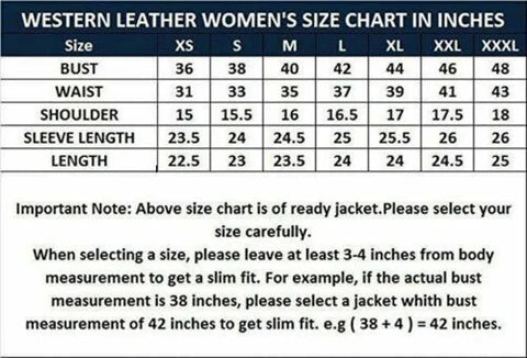 Women Size Chart